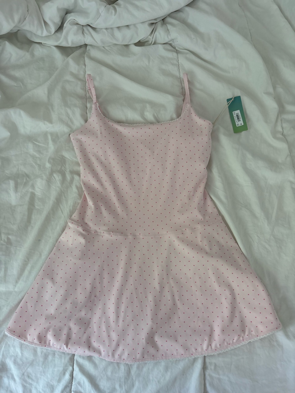 Altar’d State pink polka dot athletic dress
